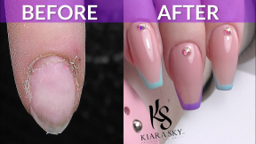 Color French Nails ? Kiara Sky Gelly Tips Review