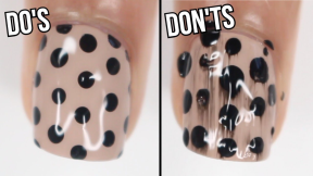 DOs & DON'Ts: polka dot nails | how to do polka dot nail art