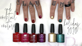 CND Shellac | Cocktail Couture Collection | Holiday 2020 [Swatch & Talk]