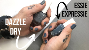 Essie Expressie vs. Dazzle Dry [ Application, Dry Time and Wear Test] MUST SEE!!
