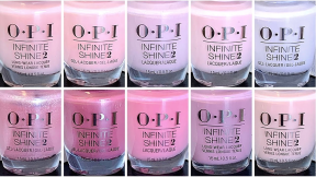 OPI Infinite Shine | Classic Pinks [LIVE SWATCH on REAL NAILS]