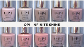 OPI Infinite Shine. Beautiful Nude Shades [LIVE SWATCH on REAL NAILS]