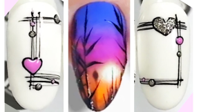 Manicure Landscape Sunset ? | New Amazing Nails Art Ideas | #1 Nail Art