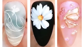 Nail Painting With Simple | New Amazing Nails Art Ideas | #1 Nail Art