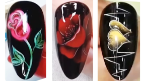 Some Basic Flower Manicure Nails For Beginners ? | New Amazing Nails Art Ideas | #1 Nail Art