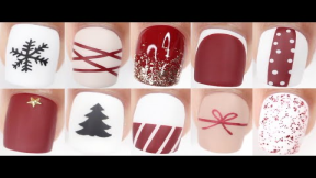 15+ CHRISTMAS NAIL IDEAS | Huge Christmas nail art design compilation