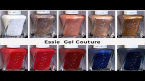 Essie Gel Couture | Holiday shades | Live Swatch