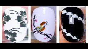 Instructions For Drawing Nails With A Simple Brush | New Amazing Nails Art Ideas | #1 Nail Art