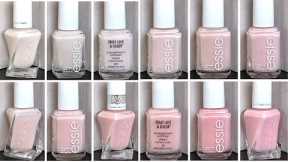 ESSIE Sheer Shades [NON-STREAKY!] LIVE SWATCH on RIDGY NAILS!