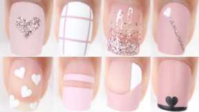 10+ EASY Valentines day nail ideas | HUGE nail art designs compilation