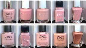 Peachy Pinks and Peachy Nail Polishes [Live Swatch on Real Nails]