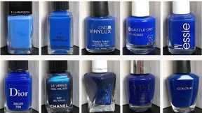 10 Gorgeous Blue Nail Polish Shades [LIVE SWATCH ON REAL NAILS]