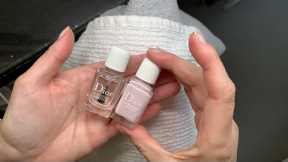 Doing my manicure with Dior