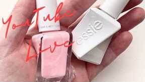 DOING MY OWN NAILS w/ESSIE GEL COUTURE [LIVE] & Q&A