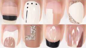 10 EASY NAIL IDEAS | brown nail art designs compilation - short nails