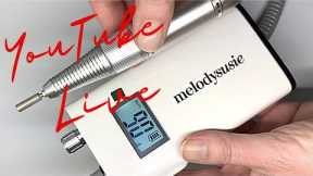 Testing Melodysusie Portable Nail Drill 30,000 RPM (LIVE!)