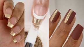 EASY chrome gel nail art tutorial! | gel nail art for beginners