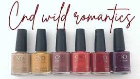 CND Vinylux Wild Romantics Collection | Fall 2021 [LIVE SWATCH ON REAL NAILS]