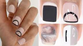 EASY GEL NAIL ART DESIGNS | neutral fall nail art designs compilation