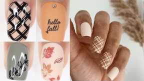 STAMPING NAIL ART COMPILATION | trying fall stamping nail art