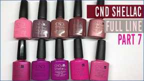 SWATCHING THE ENTIRE CND LINE VIDEO 7 MAUVES PINKS