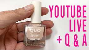 Doing my nails with QUO ‘So Bright’ + Q&A