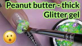 Thickest Glitter Gel - ? or ?? Glow in the Dark Hard Gel Nail Extensions Tutorial