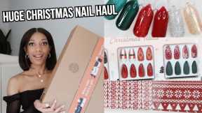 HUGE CHRISTMAS 2021 NAIL HAUL AMAZON | Christmas nail art supply haul 2021