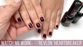 Natural Nail Manicure feat. Revlon ColorStay 'Heartbreaker' [WATCH ME WORK]