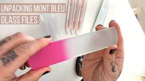 UNPACKING Mont Bleu Glass Files from Czech Republic ??  ?