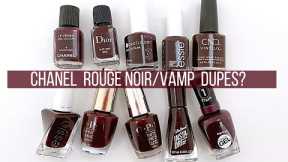 Chanel Rouge Noir/Vamp DUPES? ♥️ ?