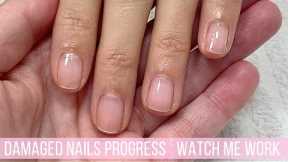 NATURAL MANICURE. PROGRESS NOT PERFECTION [WATCH ME WORK/NO AUDIO/JUST MUSIC]