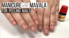 Manicure + Mavala for peeling nails [WATCH ME WORK/NO AUDIO/JUST MUSIC]