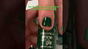 Our favourite green nail polishes ? #shorts