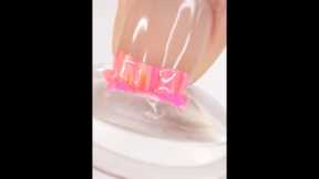 satisfying French manicure stamper nail  #YouTubepartner #shorts #nailart