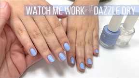 Gentle Salon Manicure with Dazzle Dry Ocean Motion