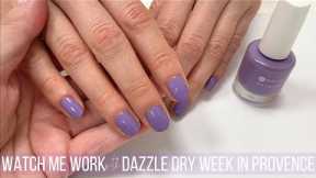 GENTLE, NON-INVASIVE MANICURE with DAZZLE DRY 'WEEK IN PROVENCE'