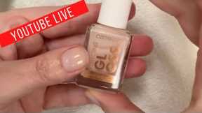 Doing my manicure with (impressive!!) Catrice Perfecting Gloss + CHAT ?  [YOUTUBE LIVE]