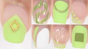 SUMMER NAIL DESIGNS 2022 | lime green nail art designs compilation