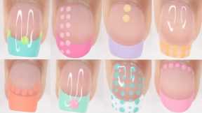 FRENCH WITH A TWIST PART 1 : polka dots | 10 French tip nail art ideas