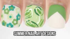 cute and trendy summer nail art! 5 summer nail designs for short nails