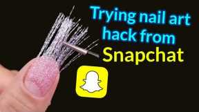 Snapchat Nail Art Hack Gone Wrong.. Ugh! ? Stiletto Gel Extensions