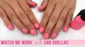 Barbie Pink Manicure w/CND Shellac * Full Salon Service [Watch Me Work] 💖