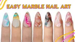 7 Ways To Do Marble Nail Art For Beginners