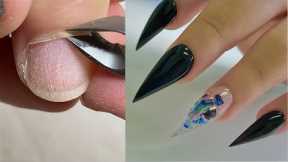 Satisfying nail art & relaxing nail care compilation🤤