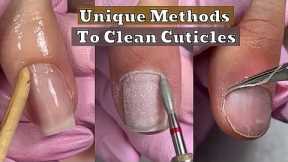 Cuticle Cleaning Methods At Home | Nail Tools Guide With Nails Manicure