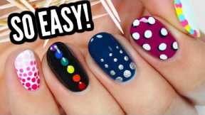 5 Easy Dotticure Nail Art Designs For Beginners!