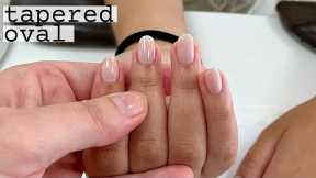 How to Shape Natural Nails- Tapered Oval [EXPLAINED]