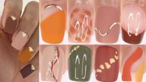 12 FALL NAIL DESIGNS 2022 | fall nail polish colors 2022 nail art compilation | gel nail art at home