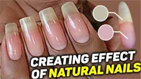 HOW TO TRANSFORM SHORT BITTEN NAILS TO THE LONG AND NATURAL SO NO ONE GUESS THEY ARE EXTENDED NAILS